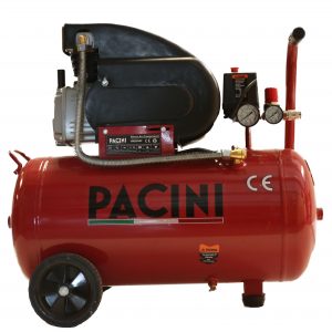 Pacini 50 Litre Compressor 2hp with 5 pce Air tool kit
