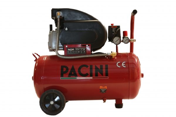 Pacini 50 Litre Compressor 2hp with 5 pce Air tool kit