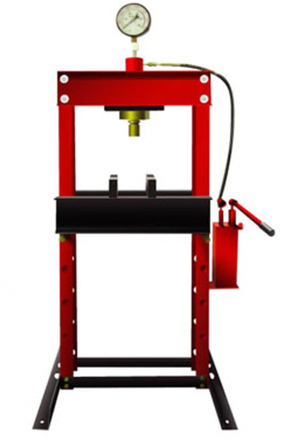 30 Ton Press with Gauge, Air operated